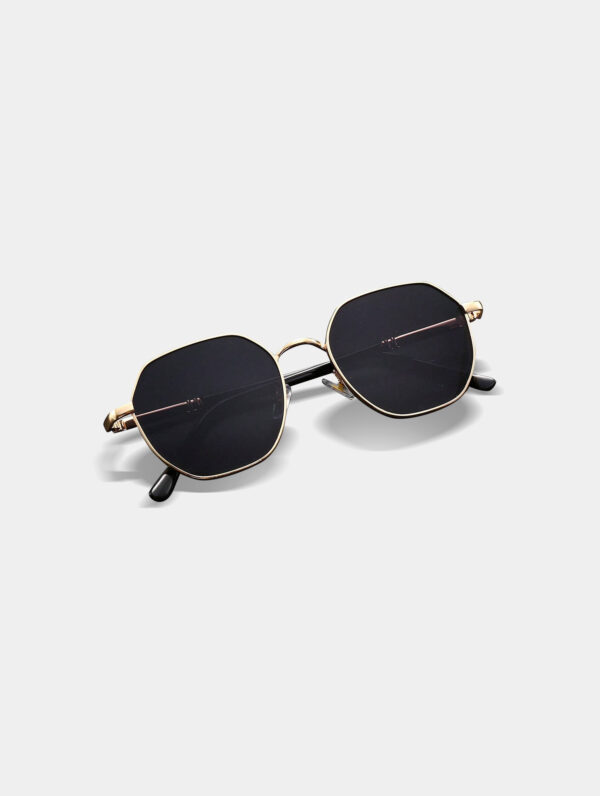Men’s Retro Round Metal Sunglasses