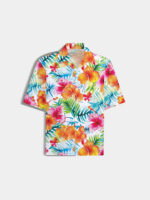 Men’s Tropical Print Short Sleeve Shirt