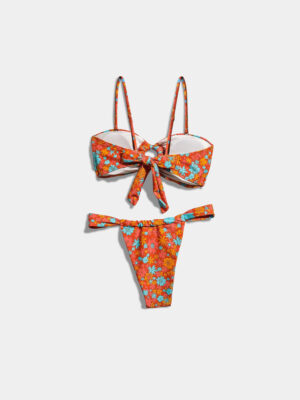 Women’s Floral Bandeau Halter Bikini Set (2)