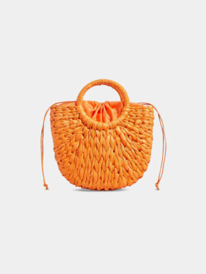Women’s Straw Tassel Beach Bag (2)